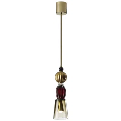 Pre-owned Villari Ava Pendant Lamp In Sand