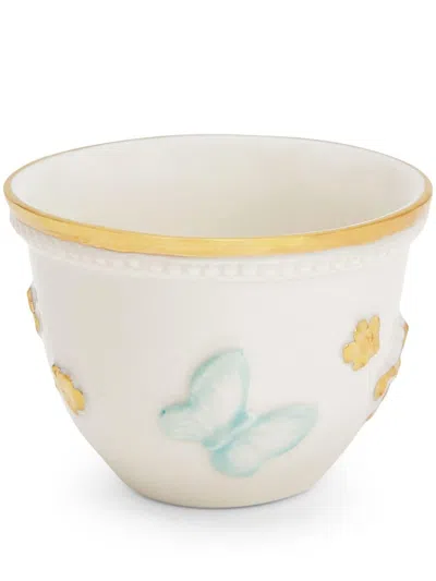 Villari Butterfly Coffee Cup In Weiss