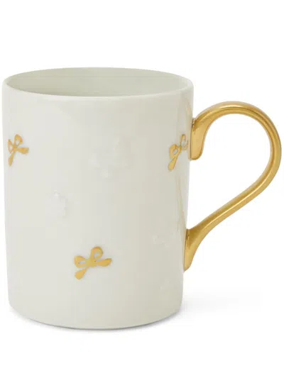Villari Butterfly Mug In White