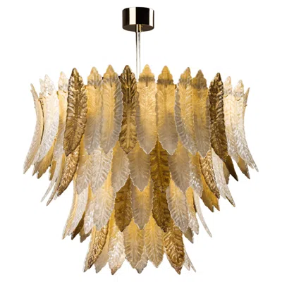 Pre-owned Villari Cher Large Chandelier - 12 Lights In Brown