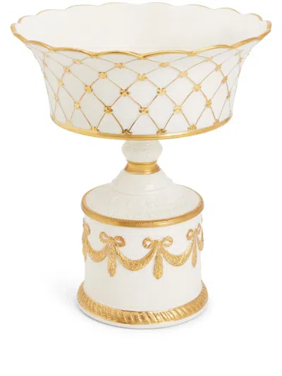 Villari Criss Fruit Bowl (23cm X 27cm) In Gold