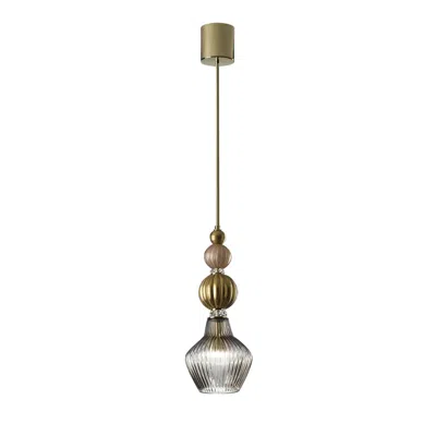 Pre-owned Villari Grace Pendant Lamp In Brown