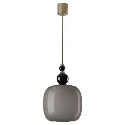 Pre-owned Villari Jane 80's Pendant Light In Transparent