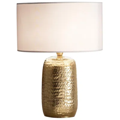 Pre-owned Villari Large Cocco Table Lamp In White
