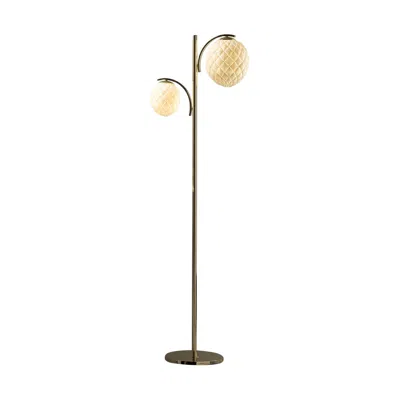 Pre-owned Villari Miami Floor Lamp In Sand
