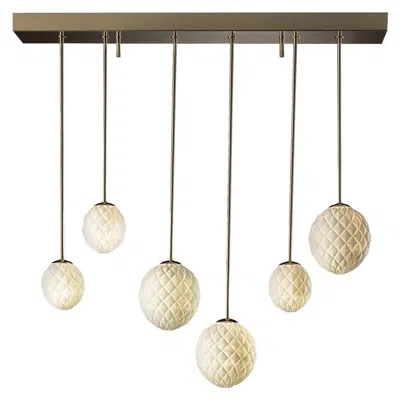 Pre-owned Villari Miami Horizontal Chandelier In Sand