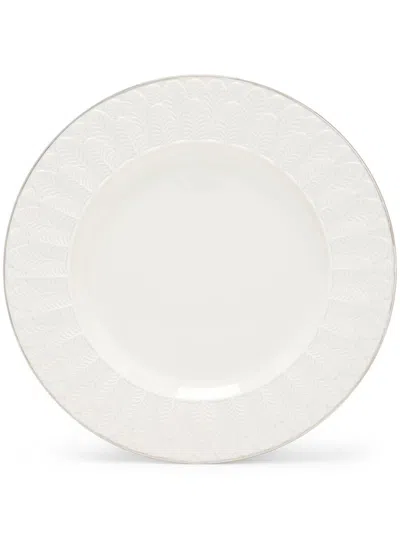 Villari Peacock Dinner Plate In 白色