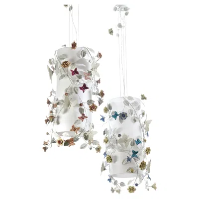 Pre-owned Villari Princess Margot Chandelier 1 Light In Transparent
