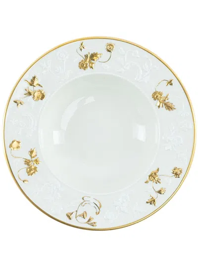 Villari Taormina Porcelain Soup Plate In White