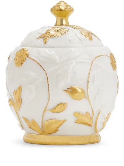 Villari Taormina Porcelain Sugar Bowl (11cm) In Weiss