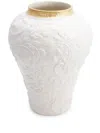 Villari Taormina Porcelain Vase In White