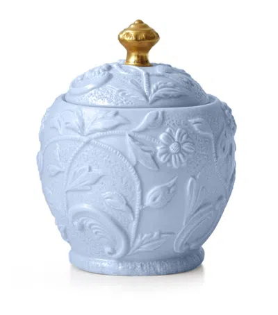 Villari Taormina Sugar Pot In Blue