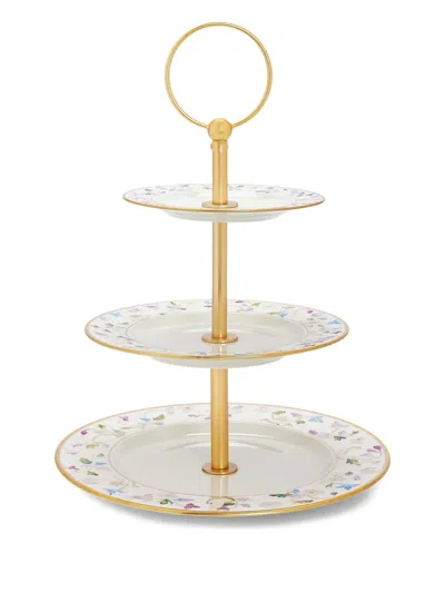 Villari Taormina Three-tier Cake Stand In White