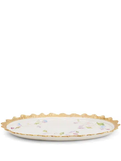 Villari Taormina Tray In White