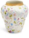 Villari Large Taormina Porcelain Vase In White