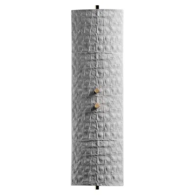 Pre-owned Villari The Wall 2-light White Sconce