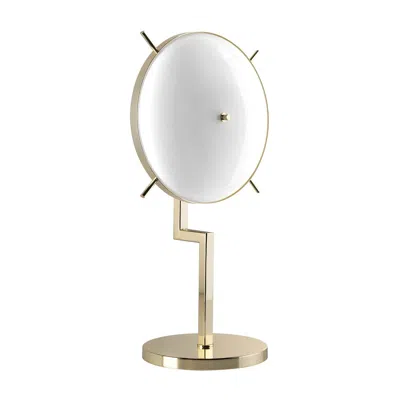 Pre-owned Villari Venusia 2-light Table Lamp In Transparent