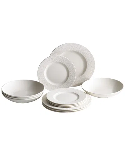 VILLEROY & BOCH VILLEROY & BOCH 12PC MANUFACTURE ROCK DINNERWARE SET