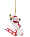 Villeroy & Boch 2025 Christmas Classics Annual Snowman Ornament In White