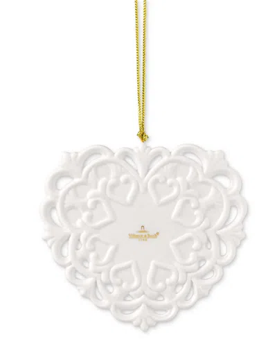 Villeroy & Boch 2025 Heart Ornament In White