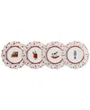 Villeroy & Boch 2025 Toy's Delight Anniversary Plates, Set Of 4 In Multi