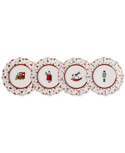 Villeroy & Boch 2025 Toy's Delight Anniversary Plates, Set Of 4 In Multi