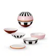 Villeroy & Boch 5 Piece Porcelain Iconic La Petite Memphis Dinner Set