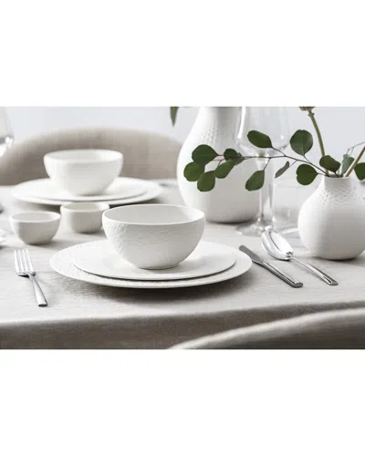 Villeroy & Boch 6pc Manufacture Rock Blanc Place Settings - Service For 2