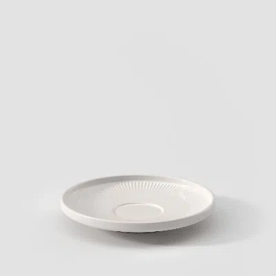 Villeroy & Boch Afina Coffee Cup Saucer, Premium Porcelain, Dishwasher And Microwave Safe, 5.5 In, Stackable, White