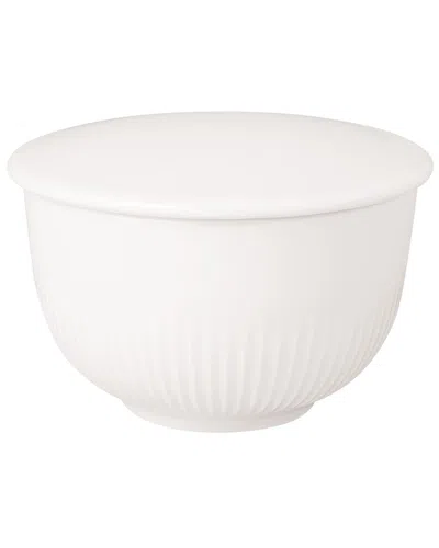 Villeroy & Boch Afina Covered Sugar Bowl In White