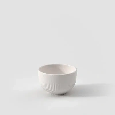 Villeroy & Boch Afina Dip Bowl, Premium Porcelain, Dishwasher And Microwave Safe, 3.25 X 3.25 X 2.25 In, Stackable,  In White