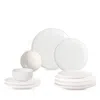 Villeroy & Boch Afina Porcelain 12 Piece Dinnerware Set, Service For 4
