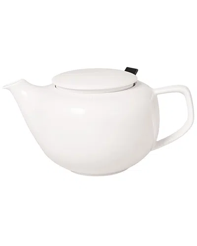 Villeroy & Boch Afina Teapot With Filter In White