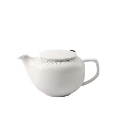 Villeroy & Boch Afina Teapot With Filter In White