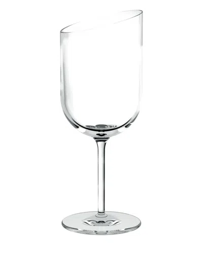 Villeroy & Boch Angled-rim Wine Glass (set Of 4) In Transparent