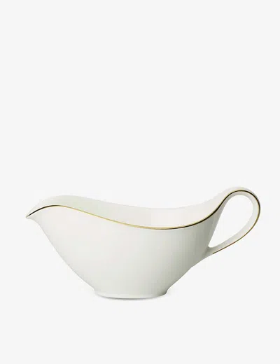 Villeroy & Boch Anmut Gold Bone-porcelain Sauceboat 10.4cm