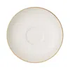 Villeroy & Boch Anmut Gold Espresso Cup Saucer In White