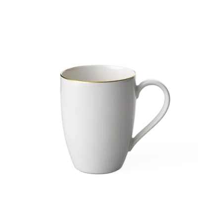 Villeroy & Boch Anmut Gold Mug In White