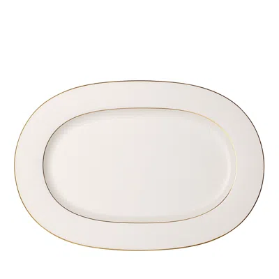 VILLEROY & BOCH ANMUT GOLD OVAL PLATTER
