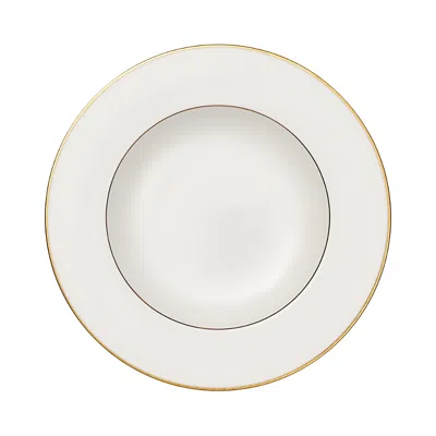 Villeroy & Boch Anmut Gold Rim Soup Bowl In White