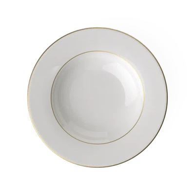 Villeroy & Boch Anmut Gold Rim Soup In White