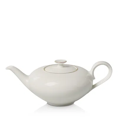 Villeroy & Boch Anmut Gold Teapot In White
