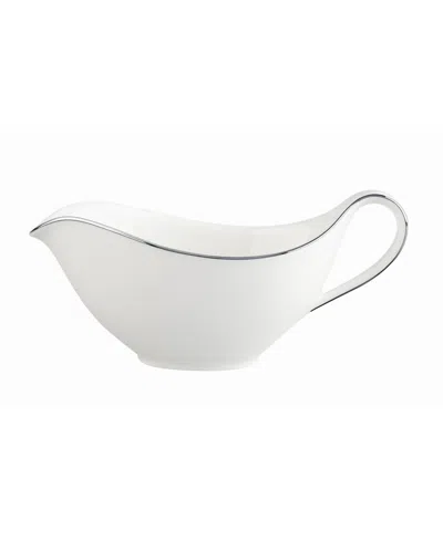 Villeroy & Boch Anmut Platinum Gravy Boat In Transparent