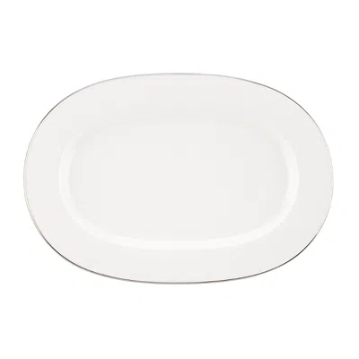 Villeroy & Boch Anmut Platinum No. 1 Oval Platter In White
