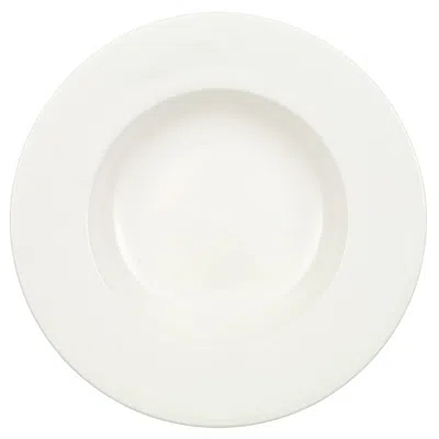 Villeroy & Boch Anmut Rim Soup Plate In White