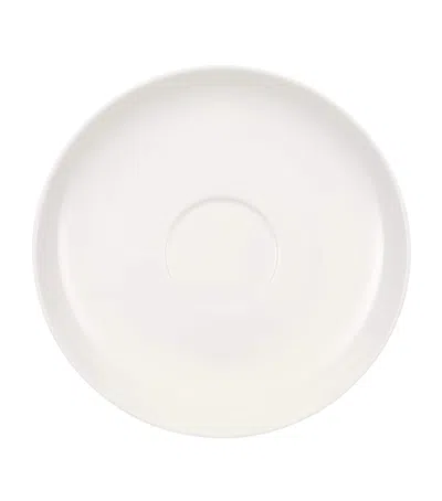 Villeroy & Boch Anmut Soup/breakfast Cup Saucer In White
