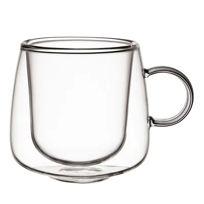 Villeroy & Boch Artesano Hot And Cold Beverages Insulated Espresso Glass, Set Of 2 In Transparent