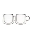 Villeroy & Boch Artesano Hot Cold Beverages Insulated Cappuccino Glass, Set Of 2 In Clear
