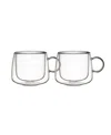 Villeroy & Boch Artesano Hot Cold Beverages Insulated Cappuccino Glass, Set Of 2 In Clear