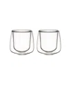 Villeroy & Boch Artesano Hot Cold Beverages Large Insulated Coffee Tumbler, Set Of 2 In Clear
